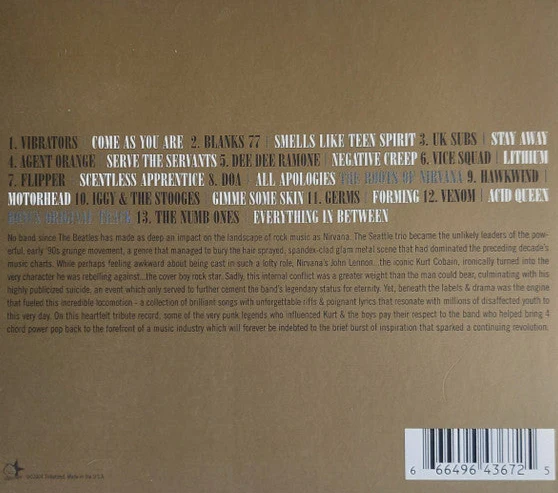 World’s Greatest Tribute To Nirvana (CD) - Image 2