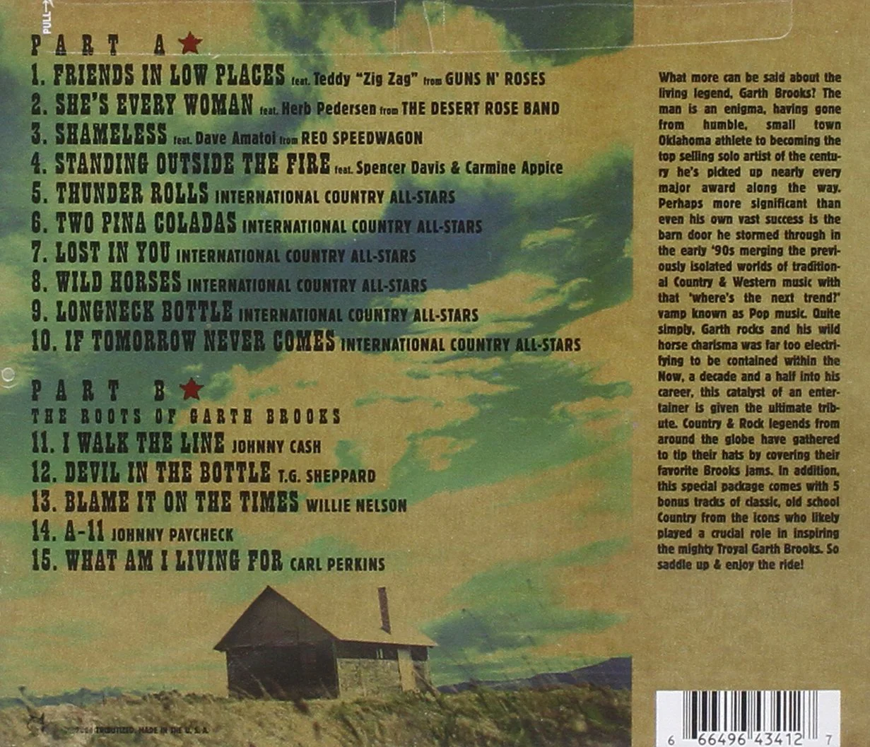 World's Greatest Garth Brooks Tribute (CD) - Image 2