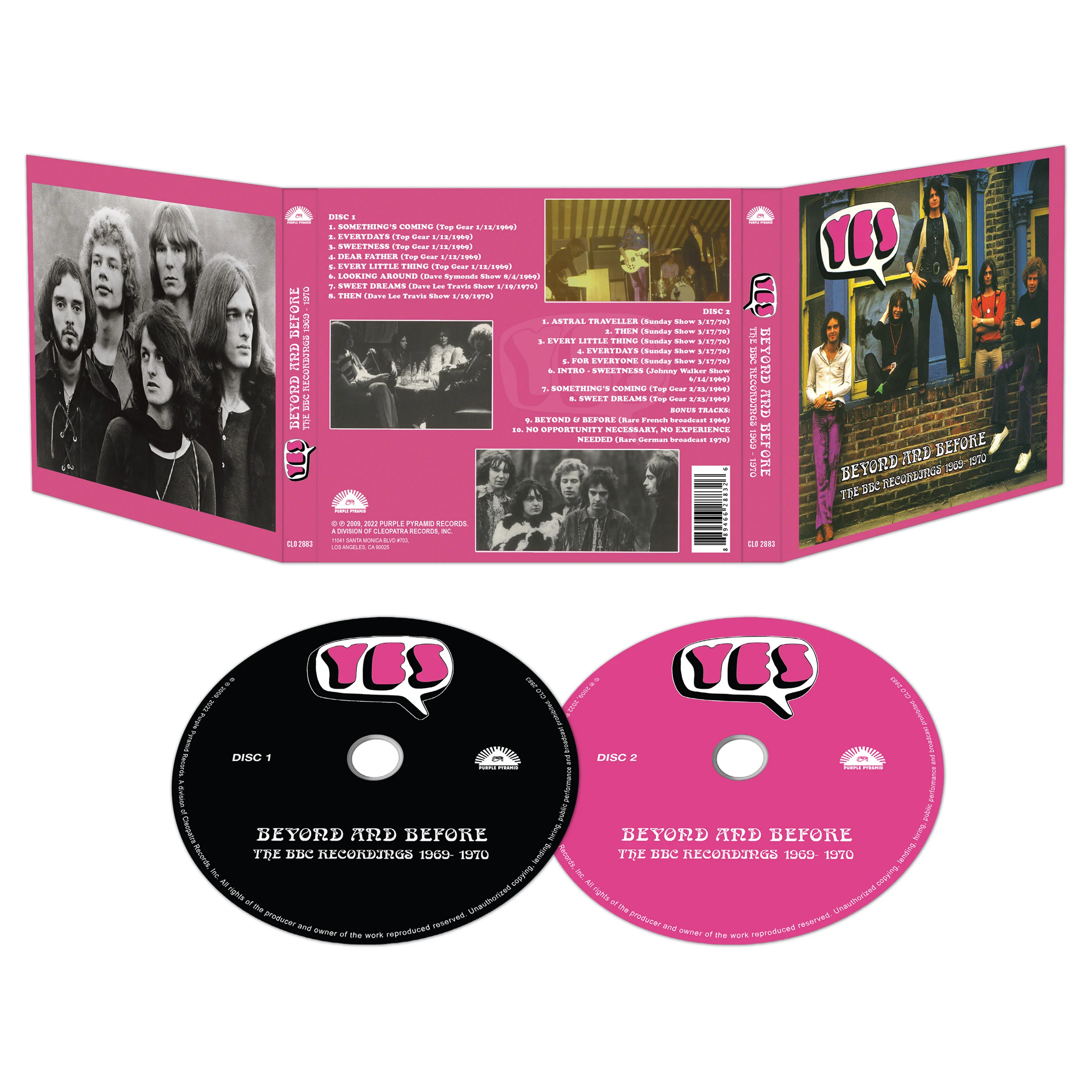 Yes - Beyond and Before - BBC Recordings - 1969-1970 (2 CD) - Image 2