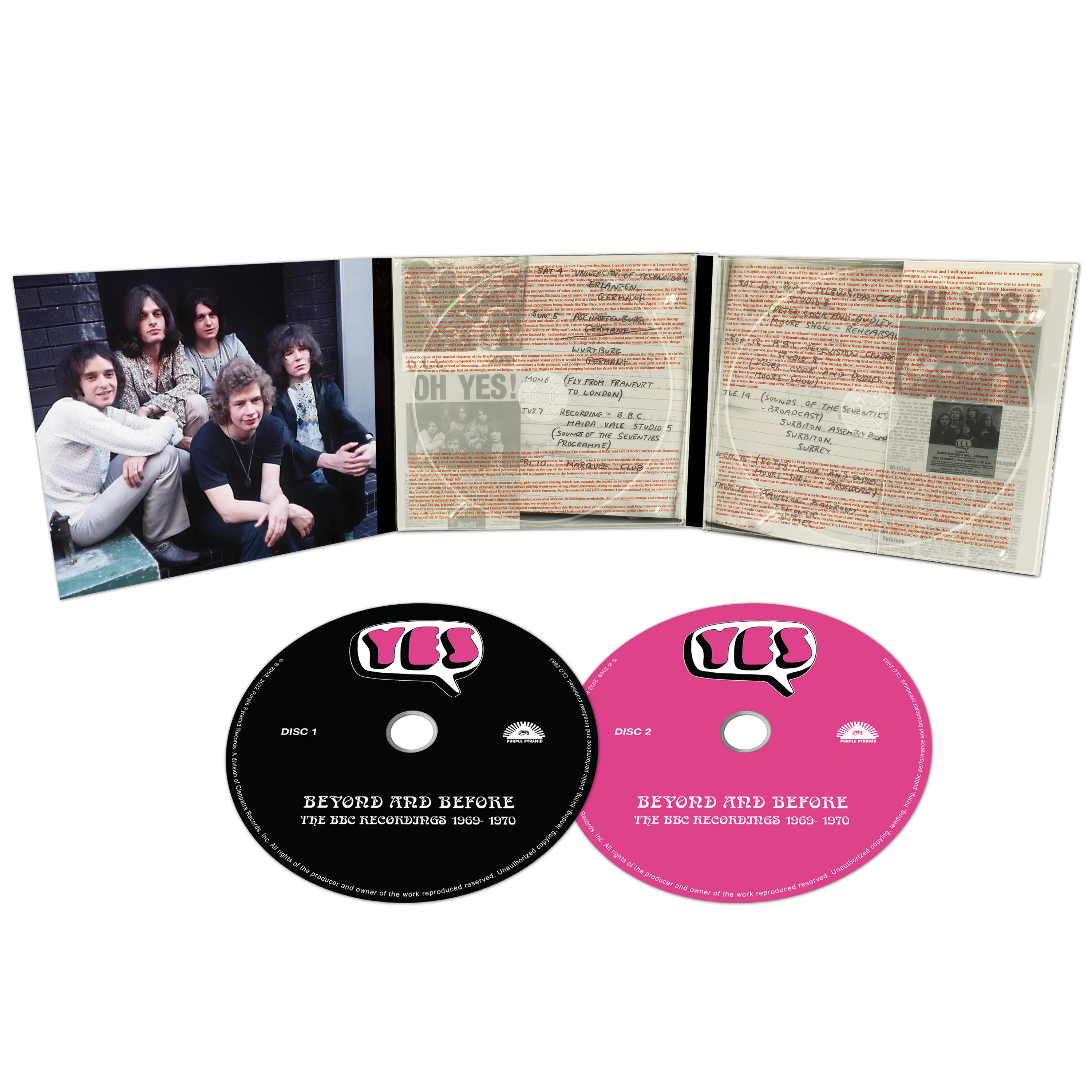 Yes - Beyond and Before - BBC Recordings - 1969-1970 (2 CD) - Image 3