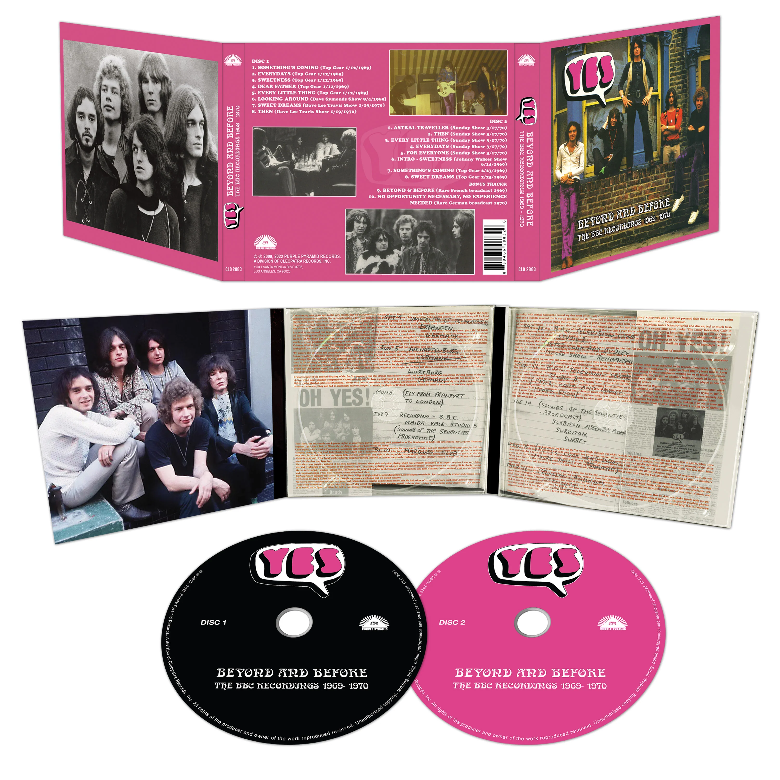 Yes - Beyond and Before - BBC Recordings - 1969-1970 (2 CD) - Image 4