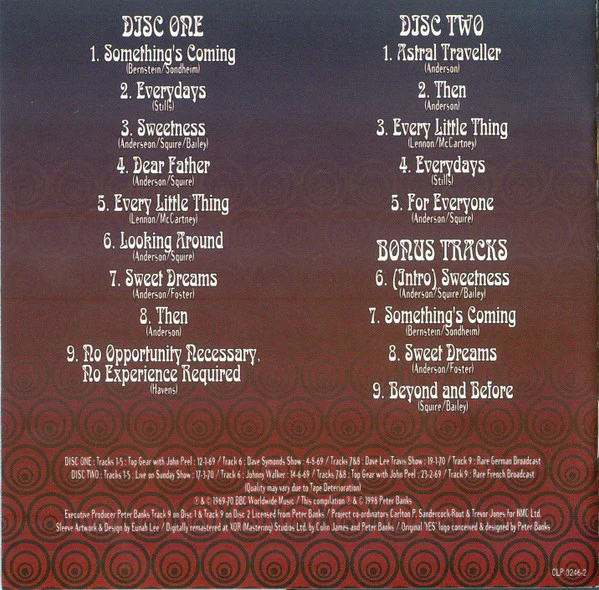 Yes - Beyond And Before - BBC Recordings 1969-1970 Deluxe Edition (2 CD) - Image 2